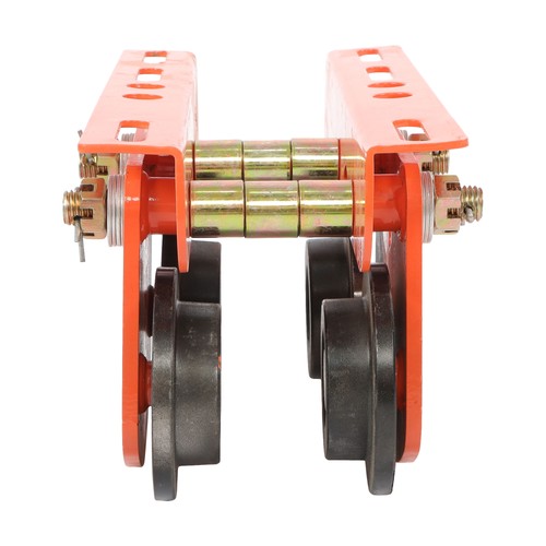 DURAFORCE 2200lbs/1 Ton I-Beam Manual Trolley Double Wheels 2.68"-4.33" Adjustable
