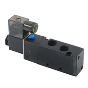 DURAFORCE 3/8'' 5 Port, 2 Position Pneumatic Solenoid Valve, 110V AC Coil, Air Return