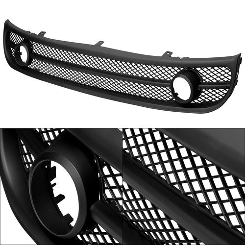 Bumper Kit For 01 2005 Beetle Front Valance Grille Assembly Bumper Trim 3 Piece
