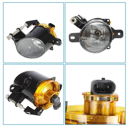 DURAFORCE For 13-15 Chevy Malibu Clear Fog Lights Bumper Lamps +Switch+Wiring Set