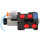 DURAFORCE 13 GPM Solenoid 12V DC 6 Port Hydraulic Adjustable Variable Flow Control Valve