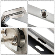 DURAFORCE Pair 30" Stainless 2-1/2" Bolt Spring Loaded Mud Flap Hangers Straight Tapered