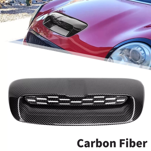 DURAFORCE Hood Scoop for 07-13 Mini Cooper S R55 R56 R58 R59 Air Intake Vent Carbon Style