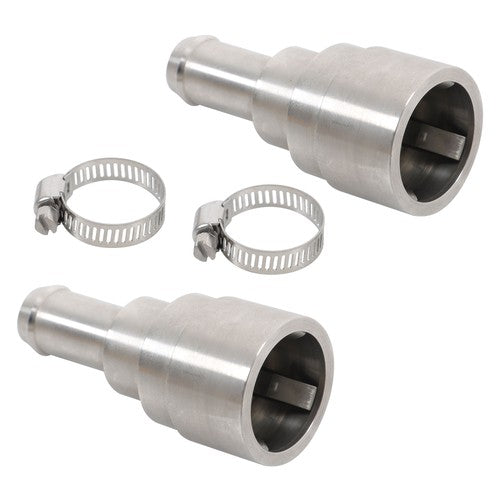 DURAFORCE 2×Heater Core Coolant Hose Connectors Fit For 1998-14 Silverado Tahoe Suburban