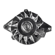 DURAFORCE Chrome CS130 Alternator V-Belt 1 Wire for Chevy GM 1985-1993 ES1022C 180Amp 12V