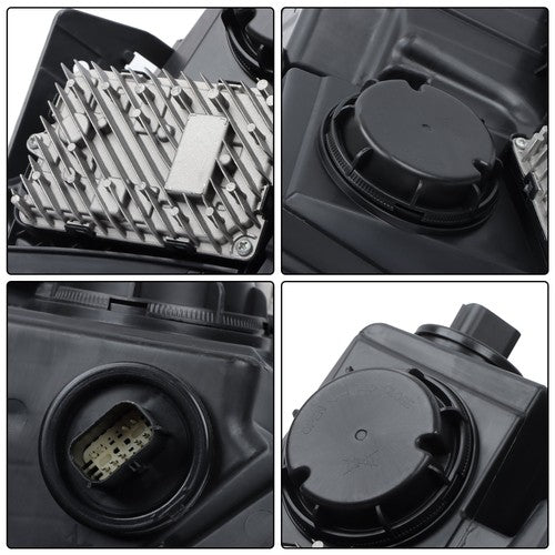 DURAFORCE Headlight Headlamp For Chevy Bolt EUV 2022-2023 LED Right Side Black Housing