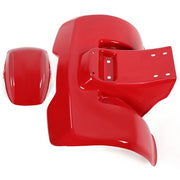 DURAFORCE Front and Rear Fender Painted Red Plastic New For Honda ATC70 1978-1985