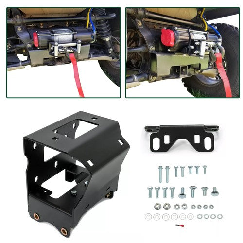 DURAFORCE NEW Winch Mount FOR Polaris ATV Sportsman 400 450 500 550 570 800 850 2011-2024