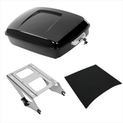 DURAFORCE Black Chopped Luggage trunk Mount Rack For Harley Road Glide 2014-2025
