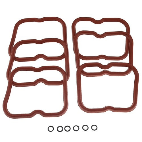 DURAFORCE 3910824 3902666 Set of 6 Valve Cover Gaskets for Cummins 12V 5.9L 6BT 5.9 Engine