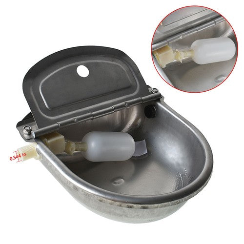 DURAFORCE Stainless Steel Water Trough Bowl Automatic Drinking Horse Cow Sheep Auto Fill