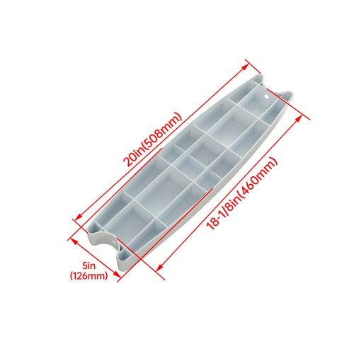 DURAFORCE 3pcs Universal 18" Swimming Pool Ladder Steps Molded Rung Pedal Accessory Tread