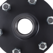 DURAFORCE 6 on 5.5' Trailer Hub Kit For 3500 lbs. #84 Spindle With Trailer Bearing