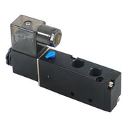 DURAFORCE Stock 110VAC Pneumatic Electric Solenoid Air Valve 5 Way 2 Position 4V210-08