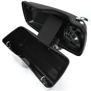DURAFORCE 4" Stretched Extended Hard Saddlebags Speaker Lid 5x7 For Harley Touring 93-13