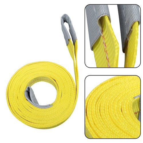 DURAFORCE 2 Pcs 20' x 2" Lifting Sling Straps 9400lbs Fracture Strength for Hoist, Truck