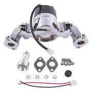 DURAFORCE High Flow Aluminum Electric Water Pump for Big Block Chevy 396 454 427 Chrome