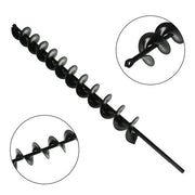DURAFORCE 2" x 24" Auger Drill Bit For Garden Plant Bulb Rapid Planter For 3/8in Hex Drill