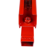 DURAFORCE Tractor Clamp on Trailer Hitch 2" Receiver Replace for most Tractor Bucket (Red)