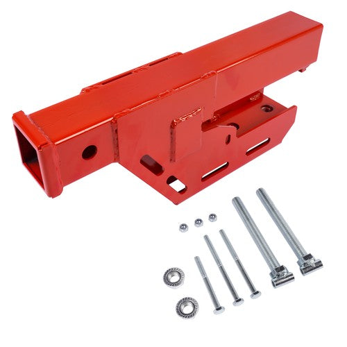 DURAFORCE Tractor Clamp on Trailer Hitch 2" Receiver Replace for most Tractor Bucket (Red)