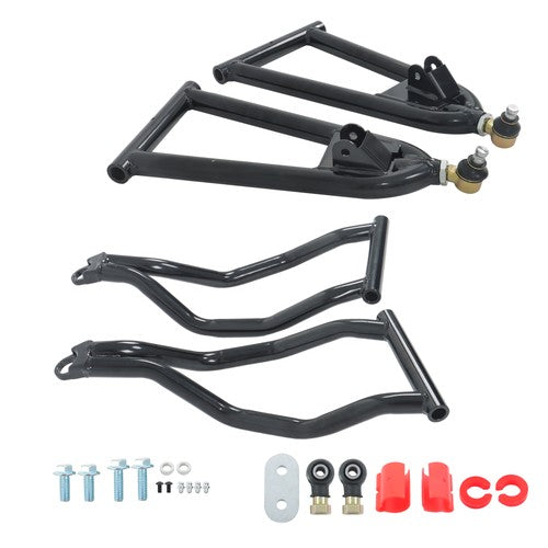 DURAFORCE High Clearance 1.5" Forward A-Arm - BLACK For Polaris RZR S 800 / 4 800