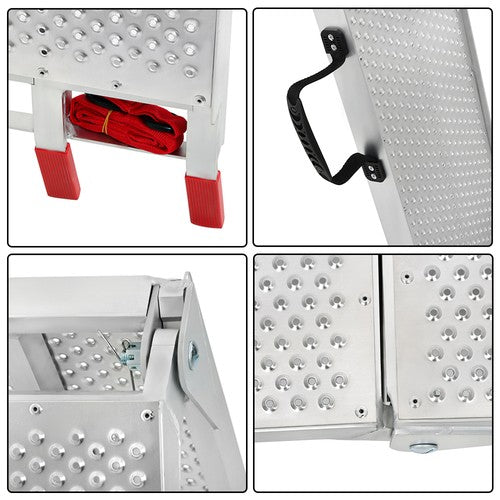DURAFORCE For SUV Trailer Dirt Bike 1PC 7.5FT x 6" 750LBS Folding Motorcycle Loading Ramp