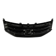 DURAFORCE For 2011 2012 Honda Accord Front Bumper Upper Gloss Black Mesh Grill Grille