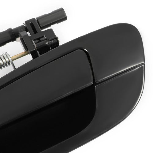 Rear Driver Left Outside Door Handle for Nissan Altima 2002 2006 Black Plastic