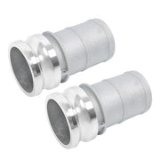 DURAFORCE 3" Aluminum Camlock Type E Adapter Universal Hose Connection Kit 2 Pcs