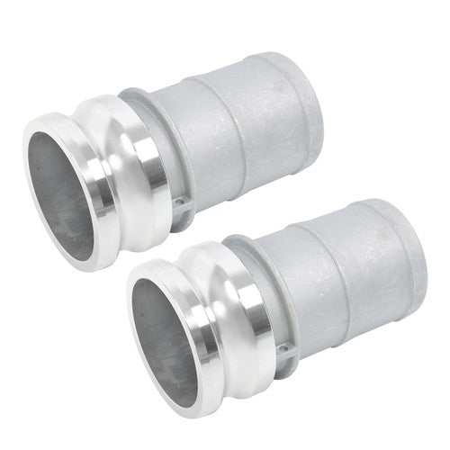 DURAFORCE 3" Aluminum Camlock Type E Adapter Universal Hose Connection Kit 2 Pcs