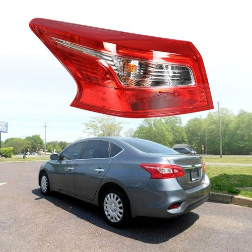 DURAFORCE Left Outer Driver Side Tail Light Break lamp For Nissan Sentra 2016 2017 2018