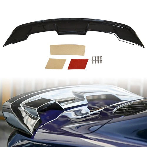 DURAFORCE Glossy Black Rear Trunk Lid Spoiler Wing Suit For Ford Mustang 2015 -19 20 2DR