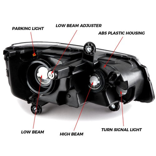 Headlights For Dodge Grand Caravan 2011-20 For Chrysler Town&Country2008-16 2Pcs