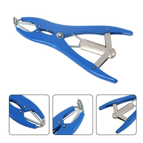 DURAFORCE Elastrator Castration Plier +100 Blue Rubber Rings Applicator Castrator Rings
