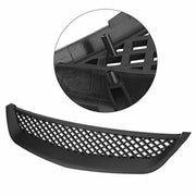 DURAFORCE Front Bumper Upper Grill Mesh Hood Grille For 2001-2003 Honda Civic JDM Type R