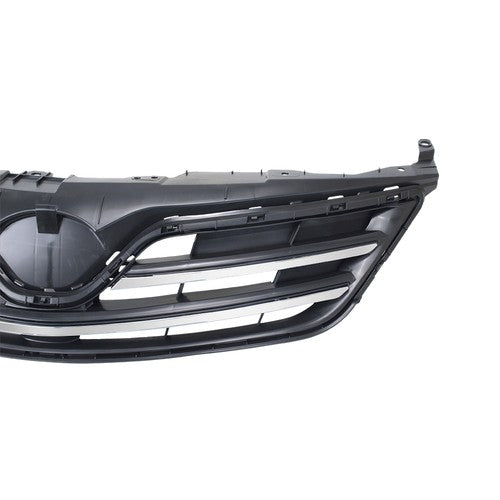 DURAFORCE Front Bumper Upper Grille Chrome Black For 2013 Toyota Corolla 5310002640C0
