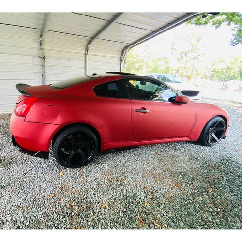 Rear Lower Bumper JDM Style Diffuser Lip for Infiniti G35 03 07 2DR Coupe Black