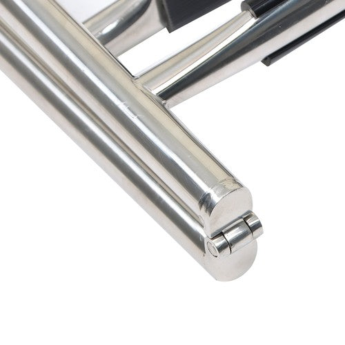 DURAFORCE New Stainless Steel Folding Telescoping Ladder Dock Ladder 2 Step+2 Step USA