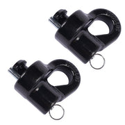 DURAFORCE Pair Gooseneck Safety Chain Anchors 60691 For Chevrolet Silverado 2500 3500 HD