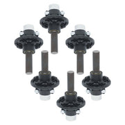DURAFORCE 6PCS Trailer Axle Kit w/ 4 on 4" Bolt Idler 1" Hub & Round BT8 Spindle L44643