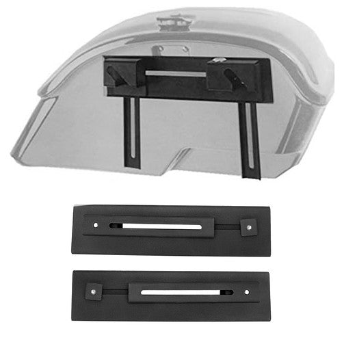 DURAFORCE Hard Saddlebag Bags Detachable Quick Release Mounting Brackets For Harley Honda