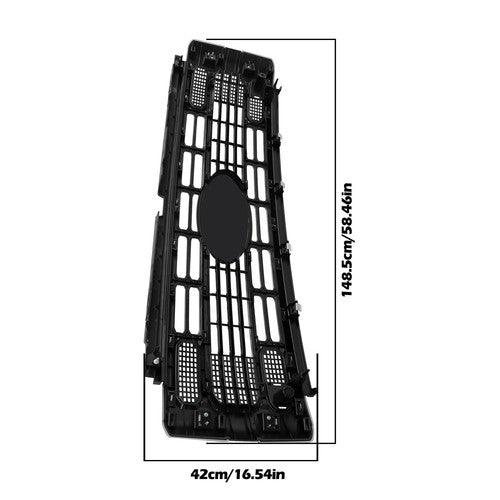 DURAFORCE For Ford F250 2023 2024 Super Duty XL/XLT Black Plastic Grille Front Upper New