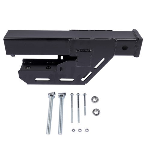 DURAFORCE Tractor Clamp on Trailer Hitch 2" Receiver Replace for most Tractor Bucket Black