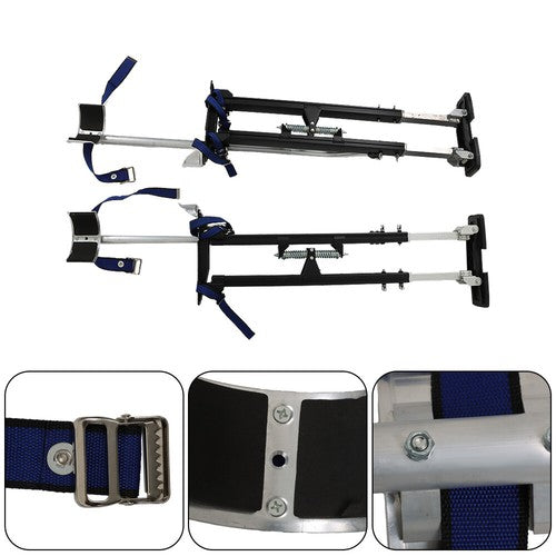 DURAFORCE Drywall Stilts 36" - 48" Adjustable Aluminum Alloy For Painting Electrical Stilt