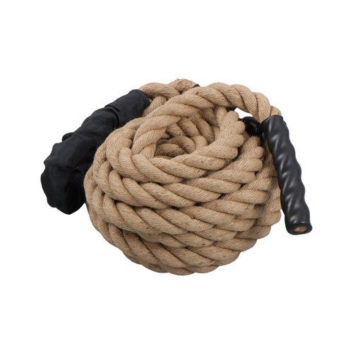 DURAFORCE 1.5 Inch Diameter 25 FT Outdoor Climbing Rope for Fitness and Strength Training