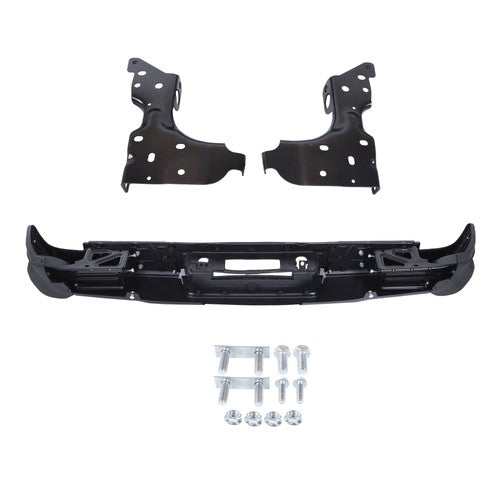 DURAFORCE Suitable For Chevy Silverado 1500 2014-2018 Rear Bumper Face Bar Black Durable