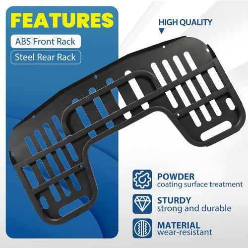 Front Rear Carrier Rack For Polaris 96-99 Xplorer Xpress 300