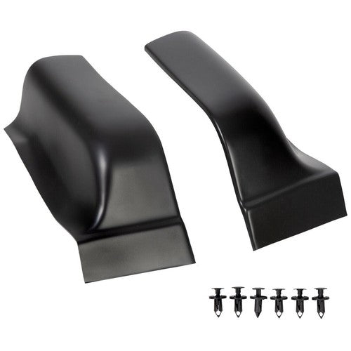 DURAFORCE Black ABS Cab Corner Covers For Ford F150 Crew Cab 2004 2005 2006 2007 2008