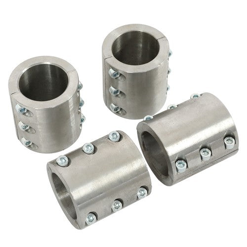 4 Steel Tube Clamps Weldable Bolt On 1.75 Inch 1 3/4 Inch Roll Cage Mounts
