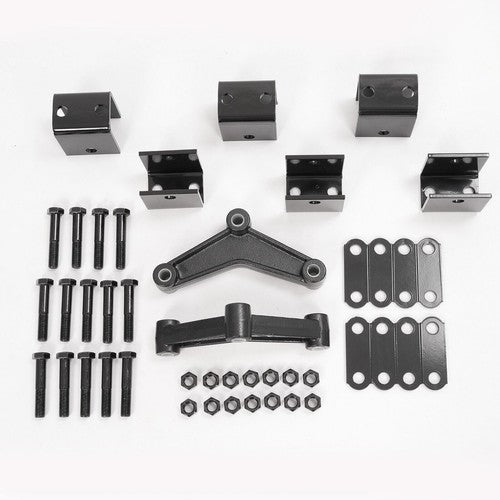DURAFORCE New Tandem Trailer Axle Shackle Kit Heavy Duty Steel for Double Eye Spring US